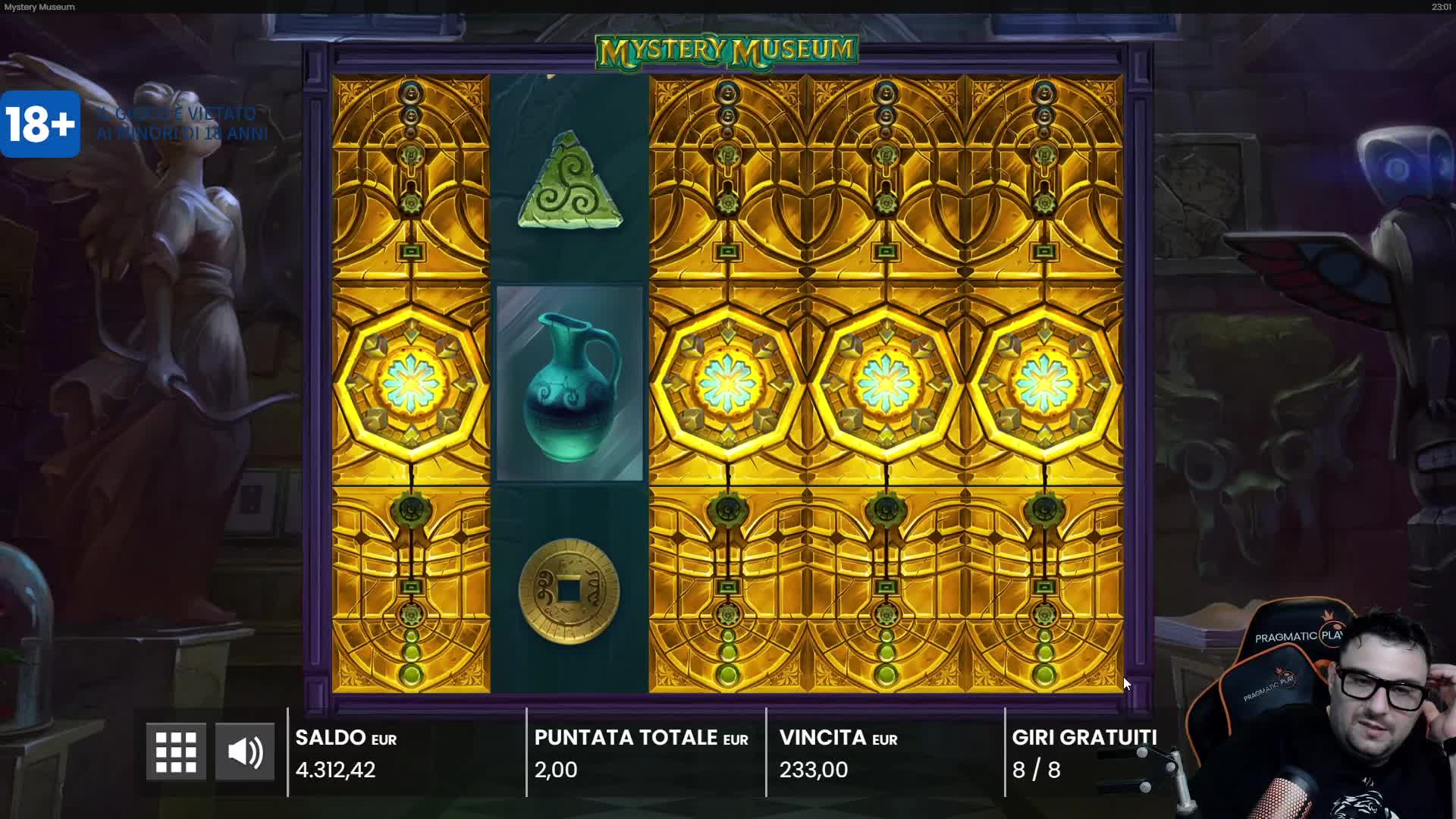 Nice win alla Mistery Museum