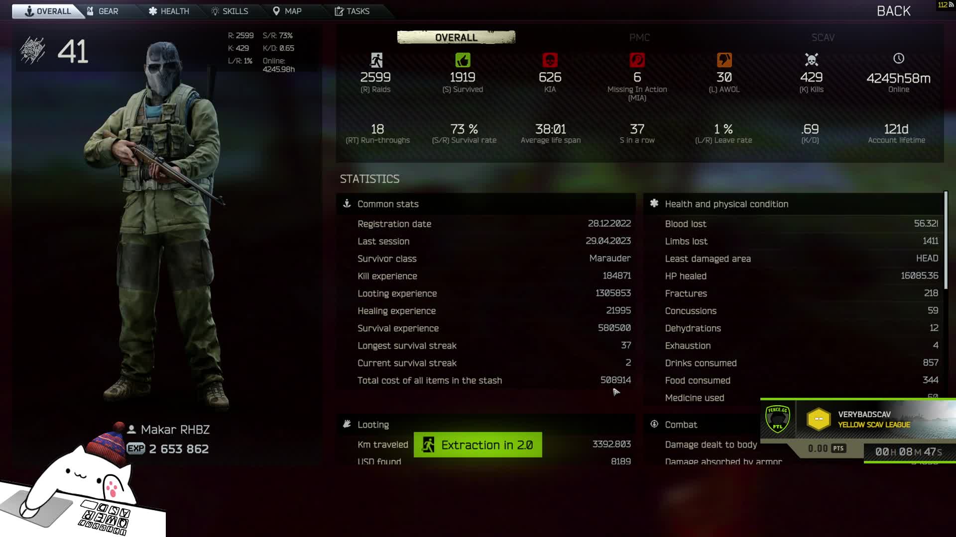 submission scav league