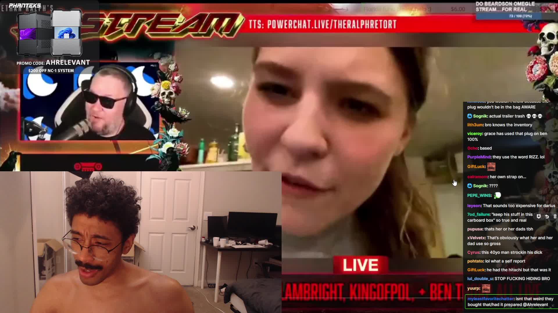 Grace and Ben exposed for having buttplug & cuffs