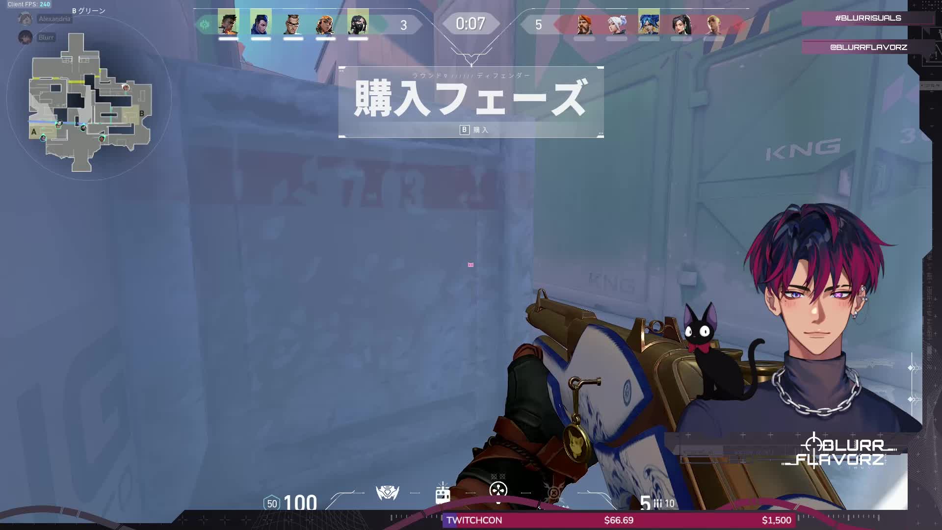 Blurr with the Shawty Rat strats