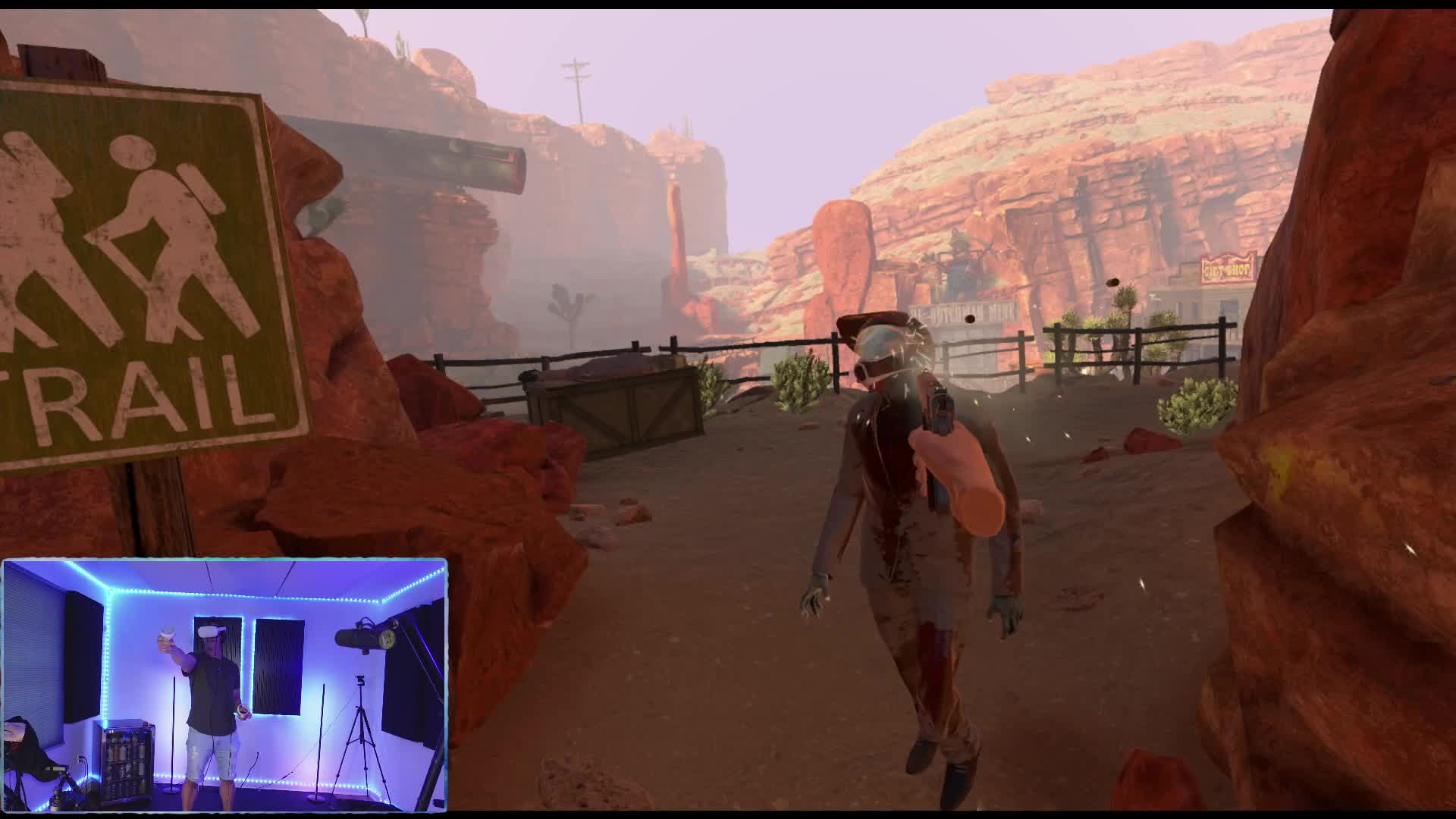 the shot to the leg lol