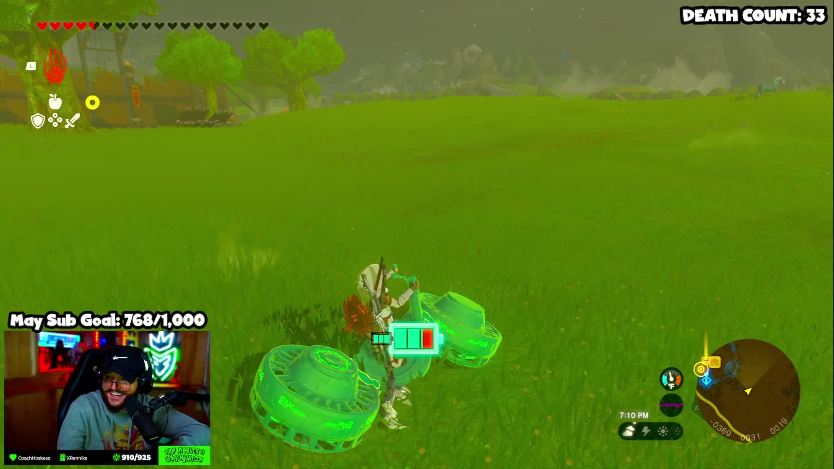 Link the flying P.I.M.P.