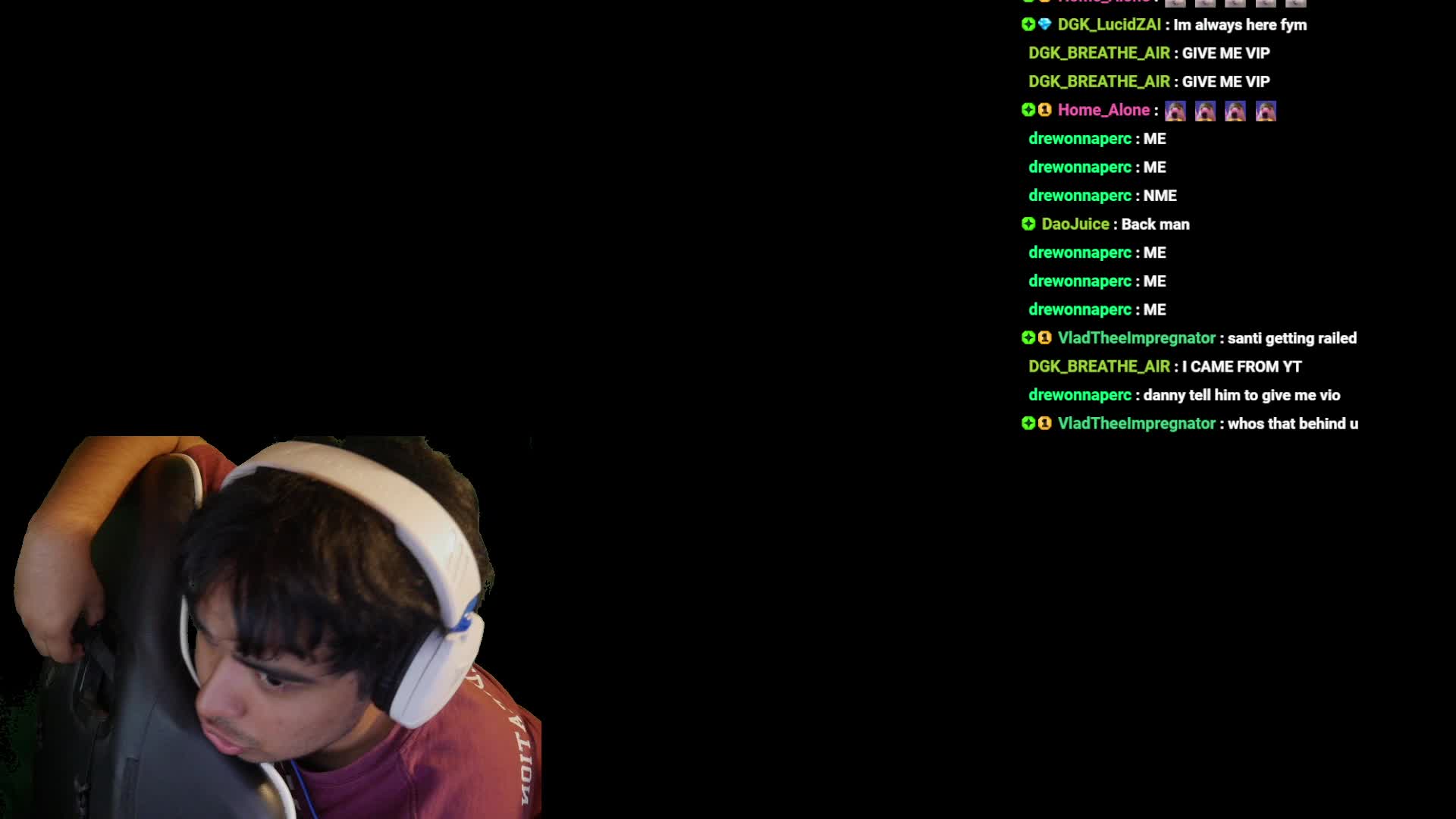 santi getting railed