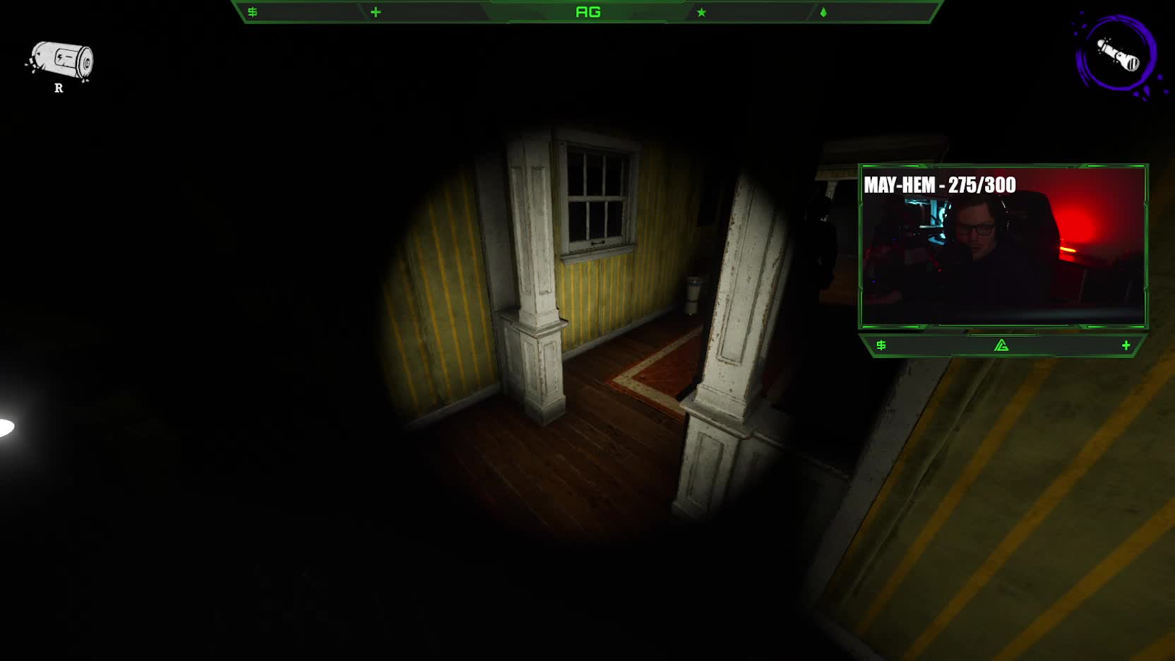 the goat gets scare by a goat