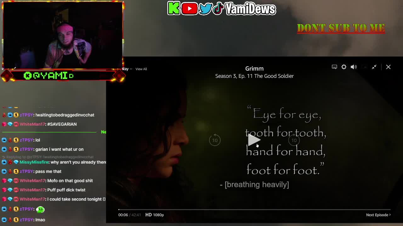 Garian is on the good good...and oreos.