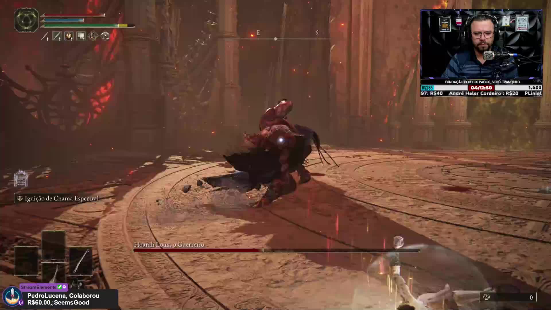 Escurrego na hit box quebrada