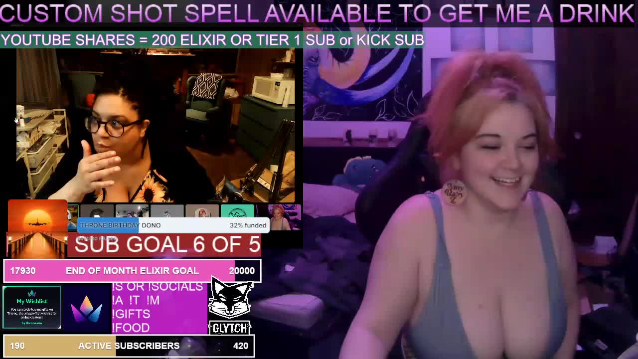 Amy doesnt hear ramo so we all yell lol