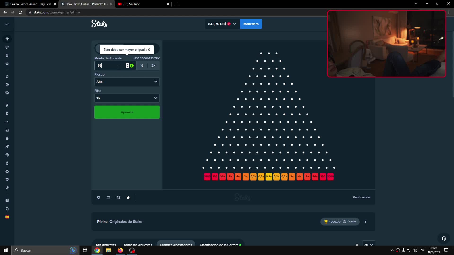 la suerte de este pibe