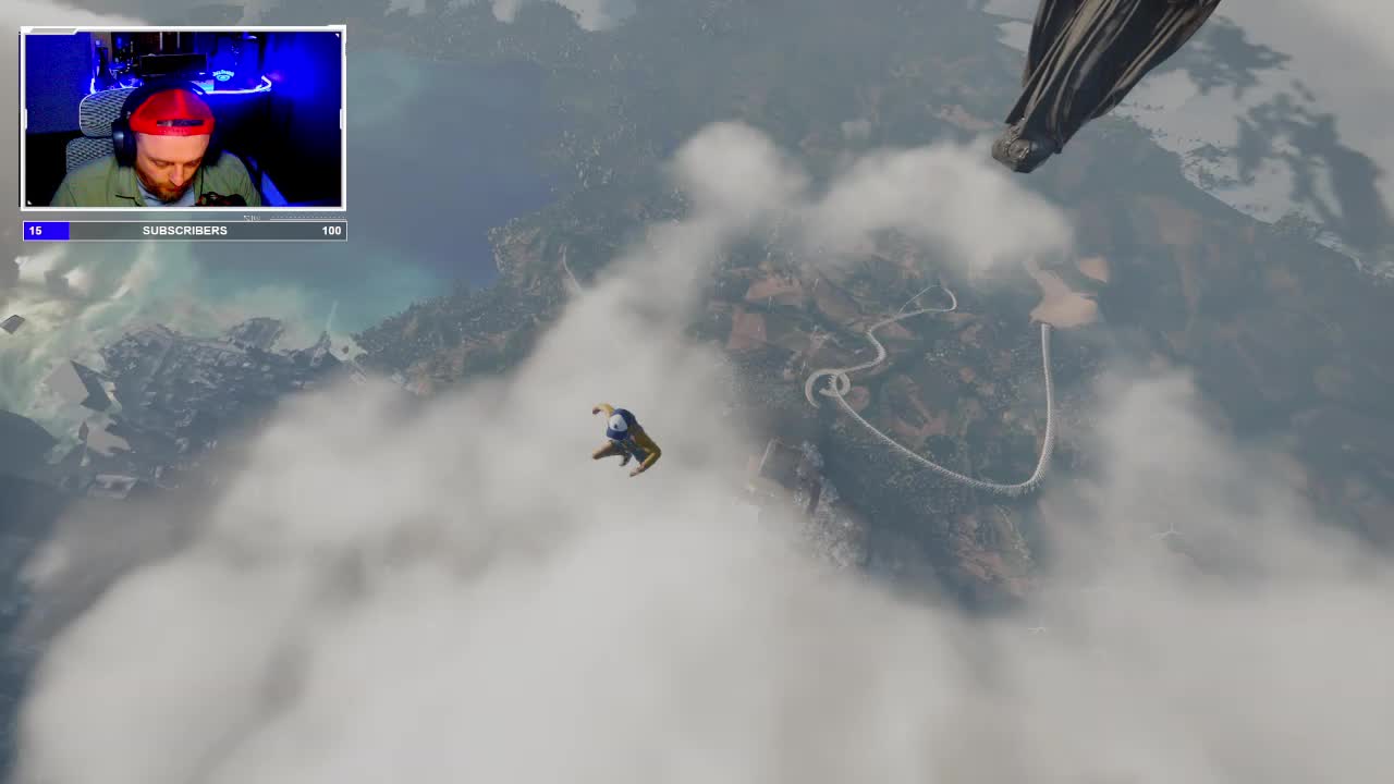 managed to get a bit of the fall, look at Jack