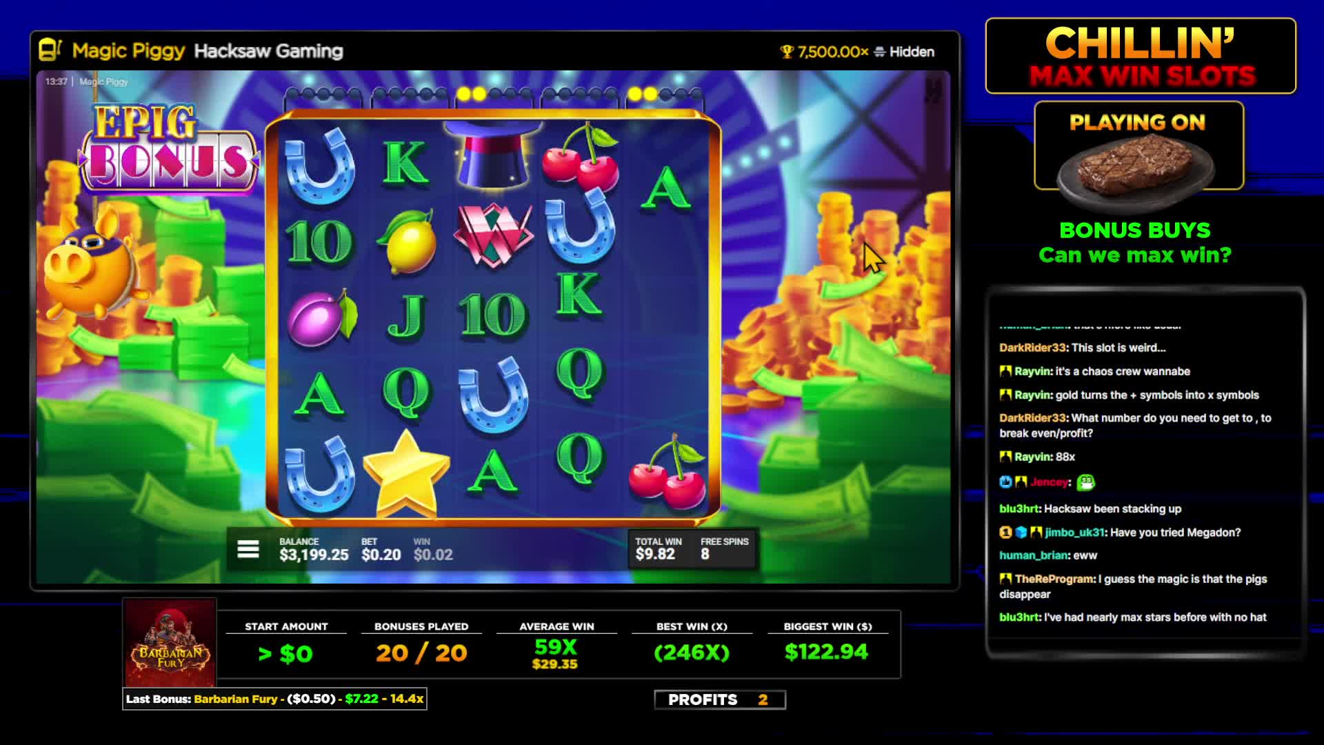 First Big Win on Kick :O