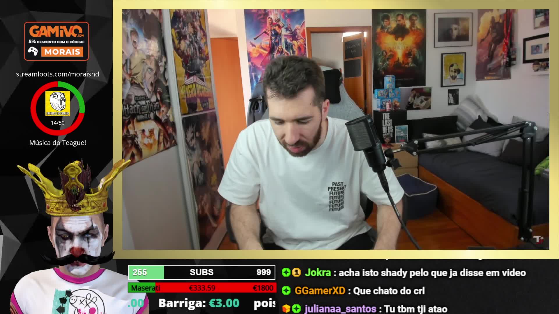 Tji a dizer que nunca vai fazer streams na kick