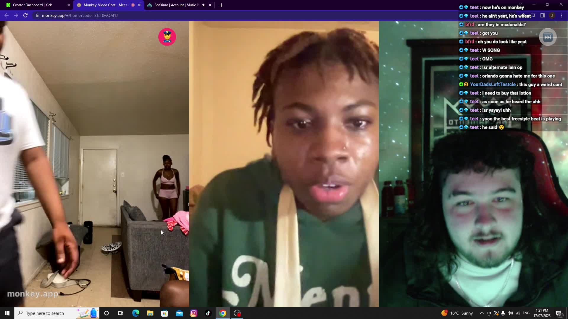 orlando reacts to doinky boinkies for the 1st time