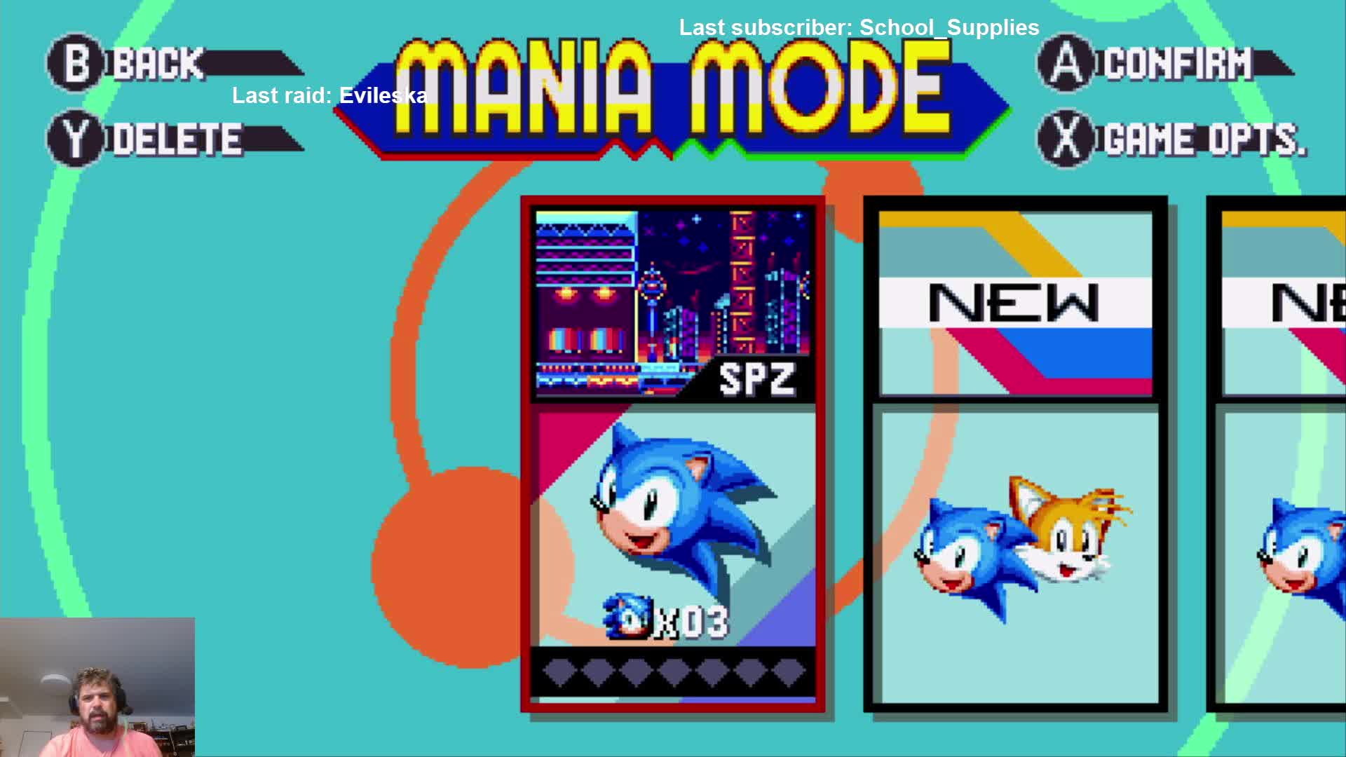 sonic mania first kick stream