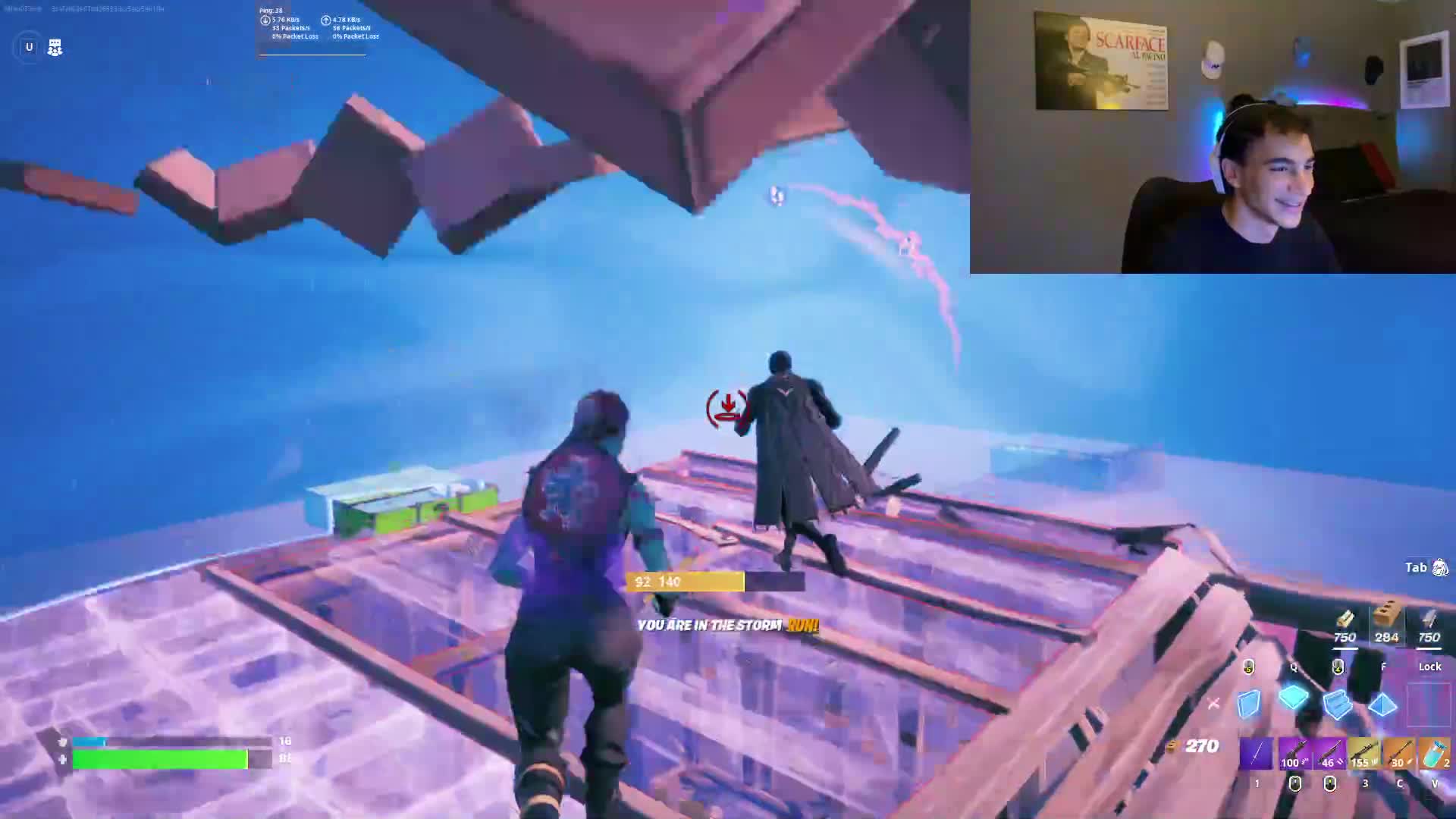 Zilly smokes mikes pack