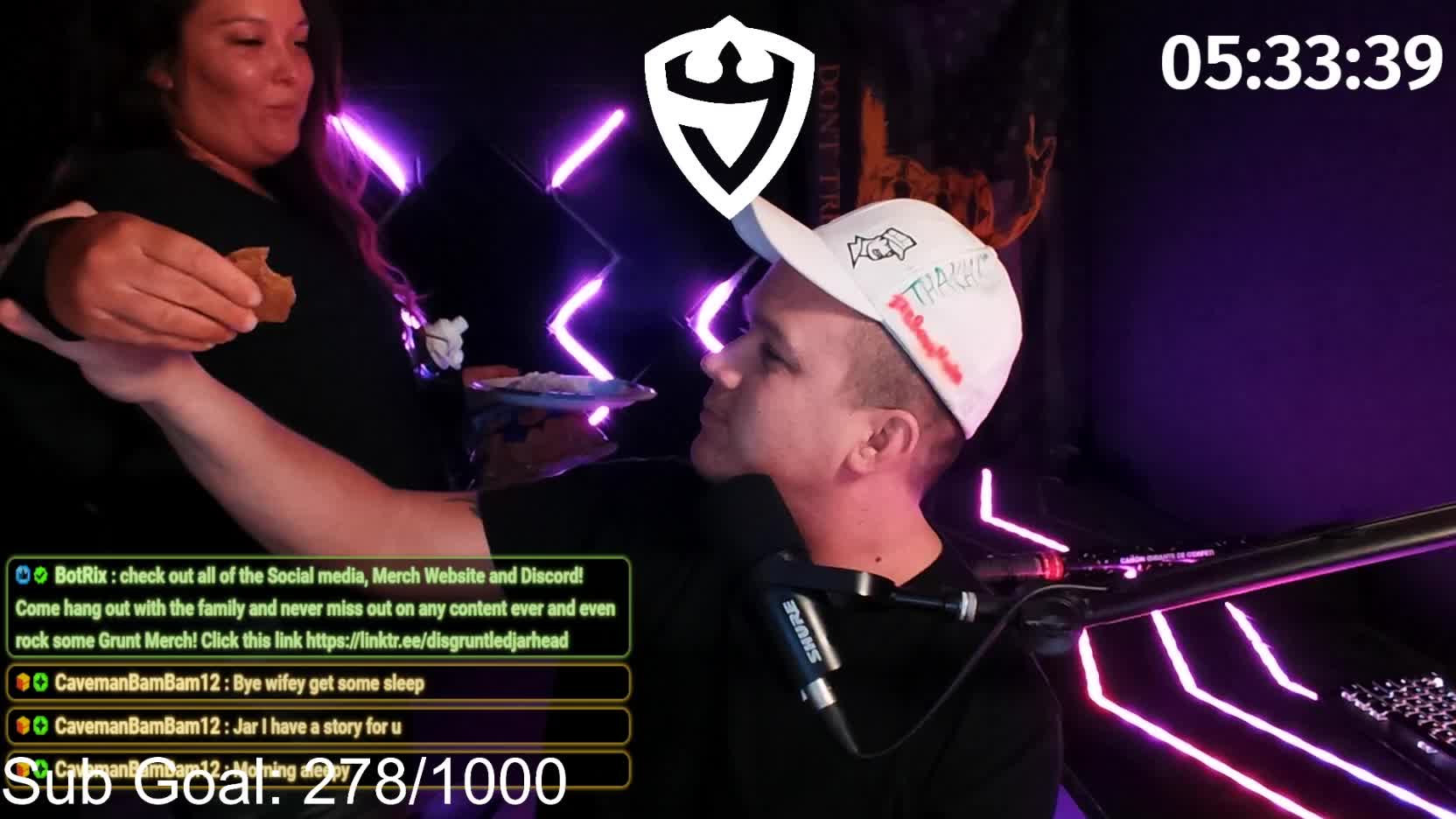 forcing Jar a cookie