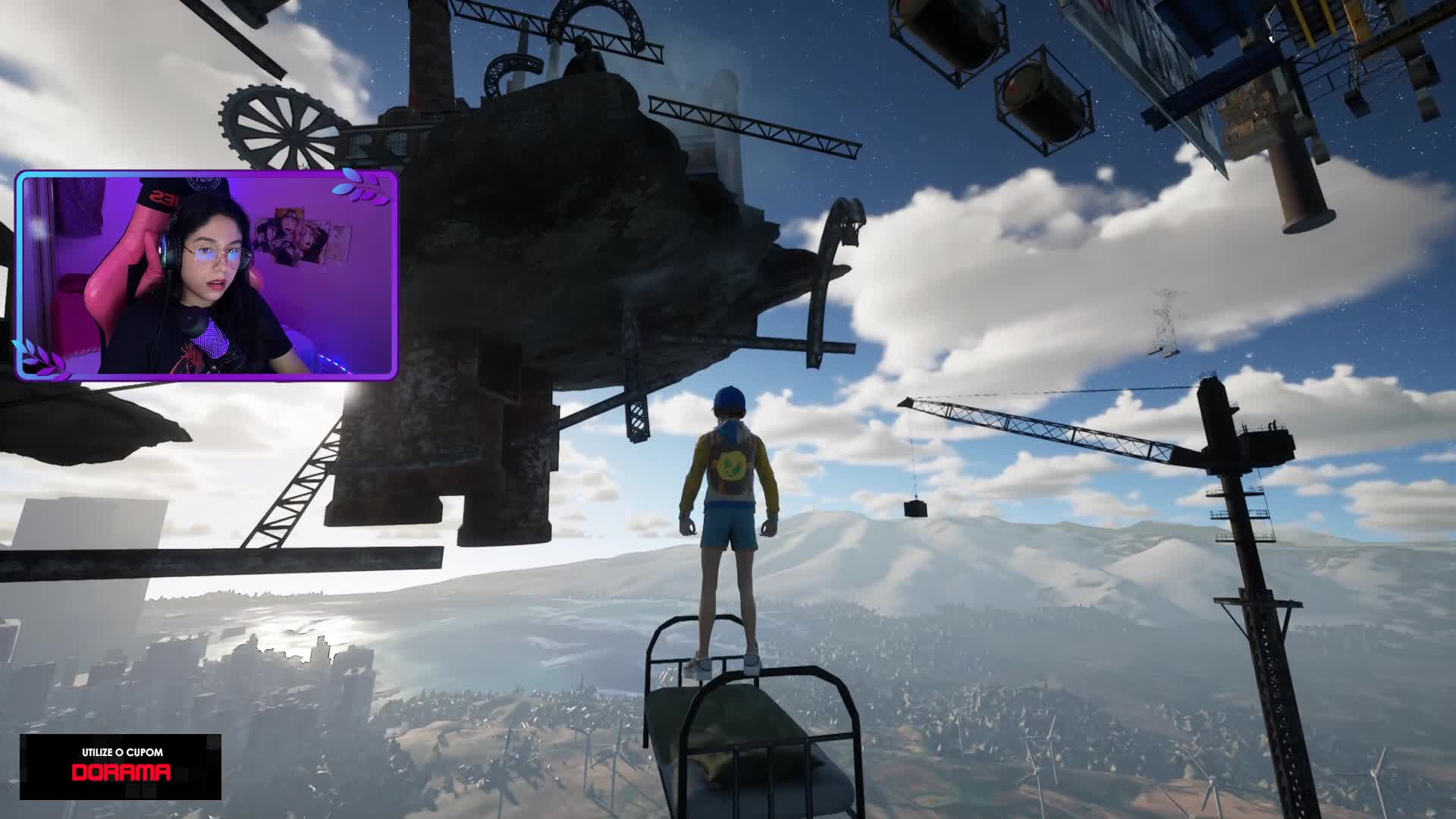 Ela fez o mais difícil