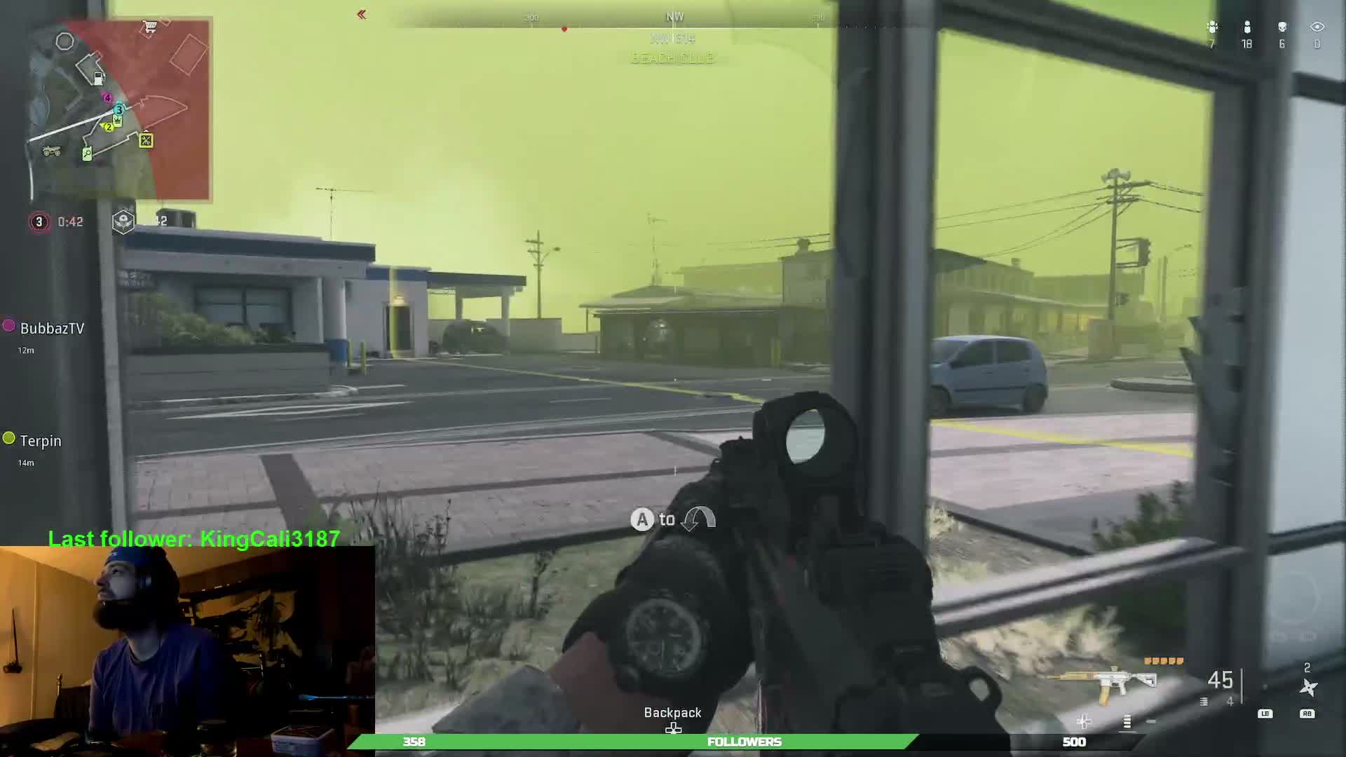 devi with the bubba clutch!