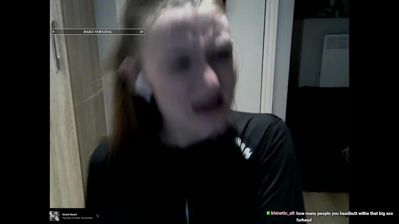 What is she on? ........