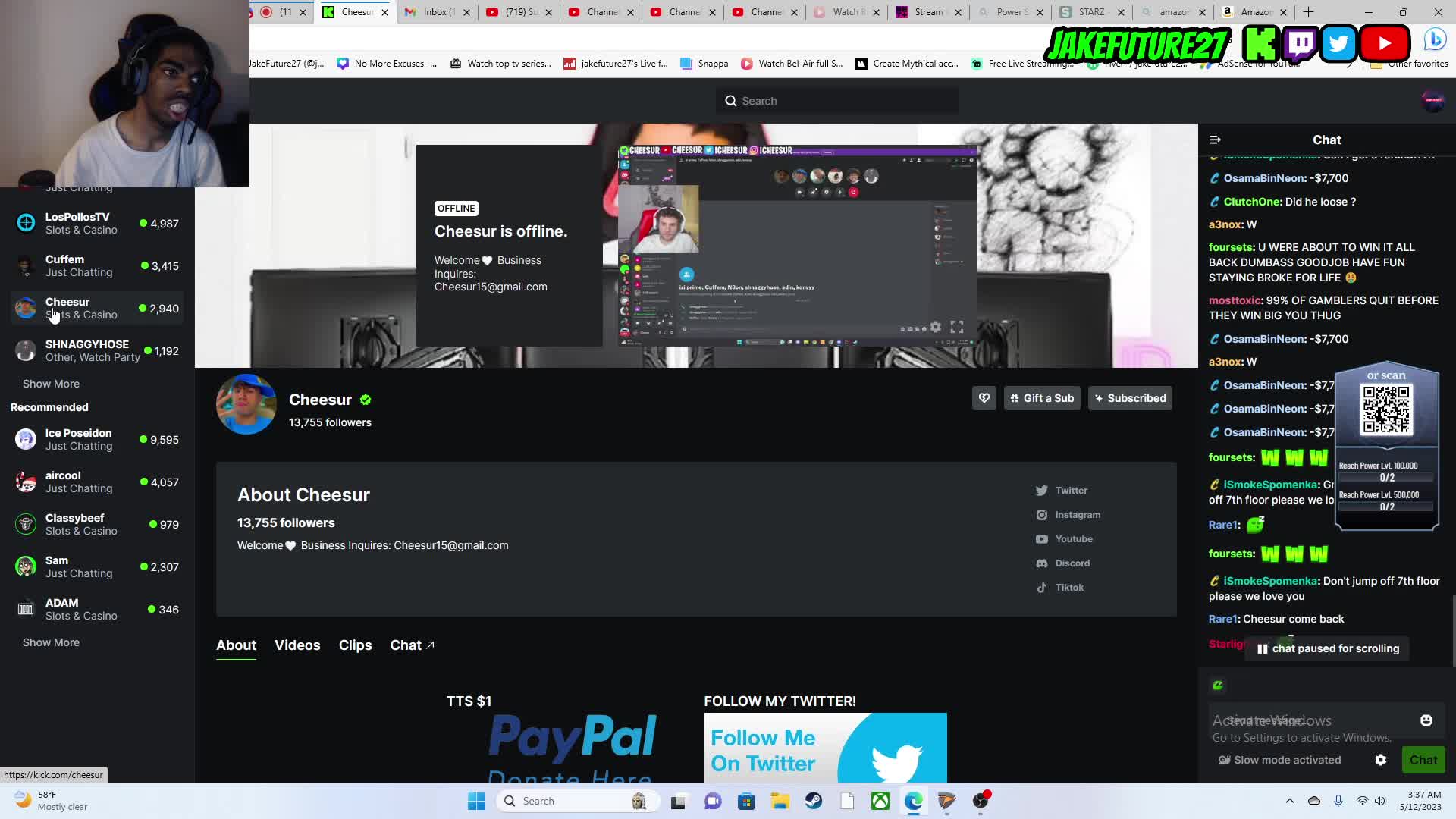 JakeFuture27 Stream - Watch Live on Kick