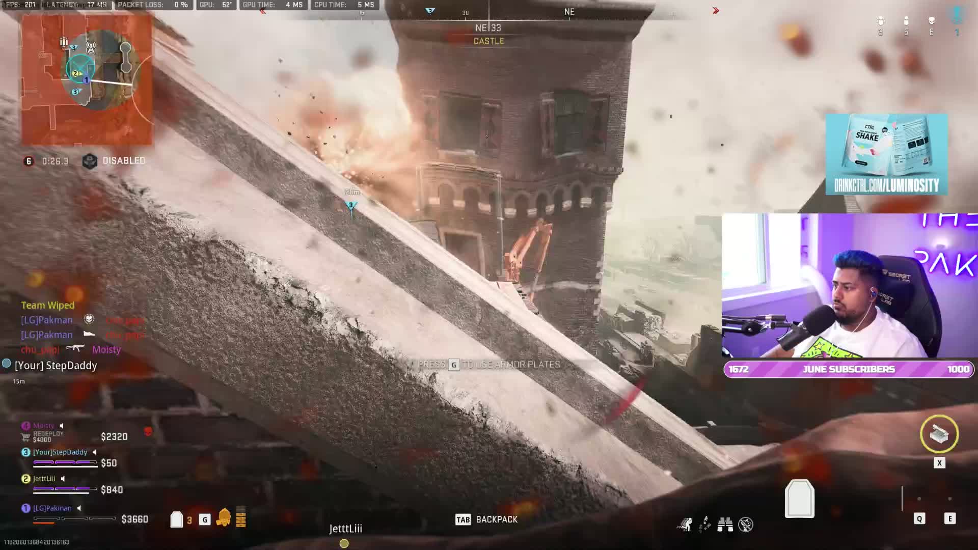Nasty shot
